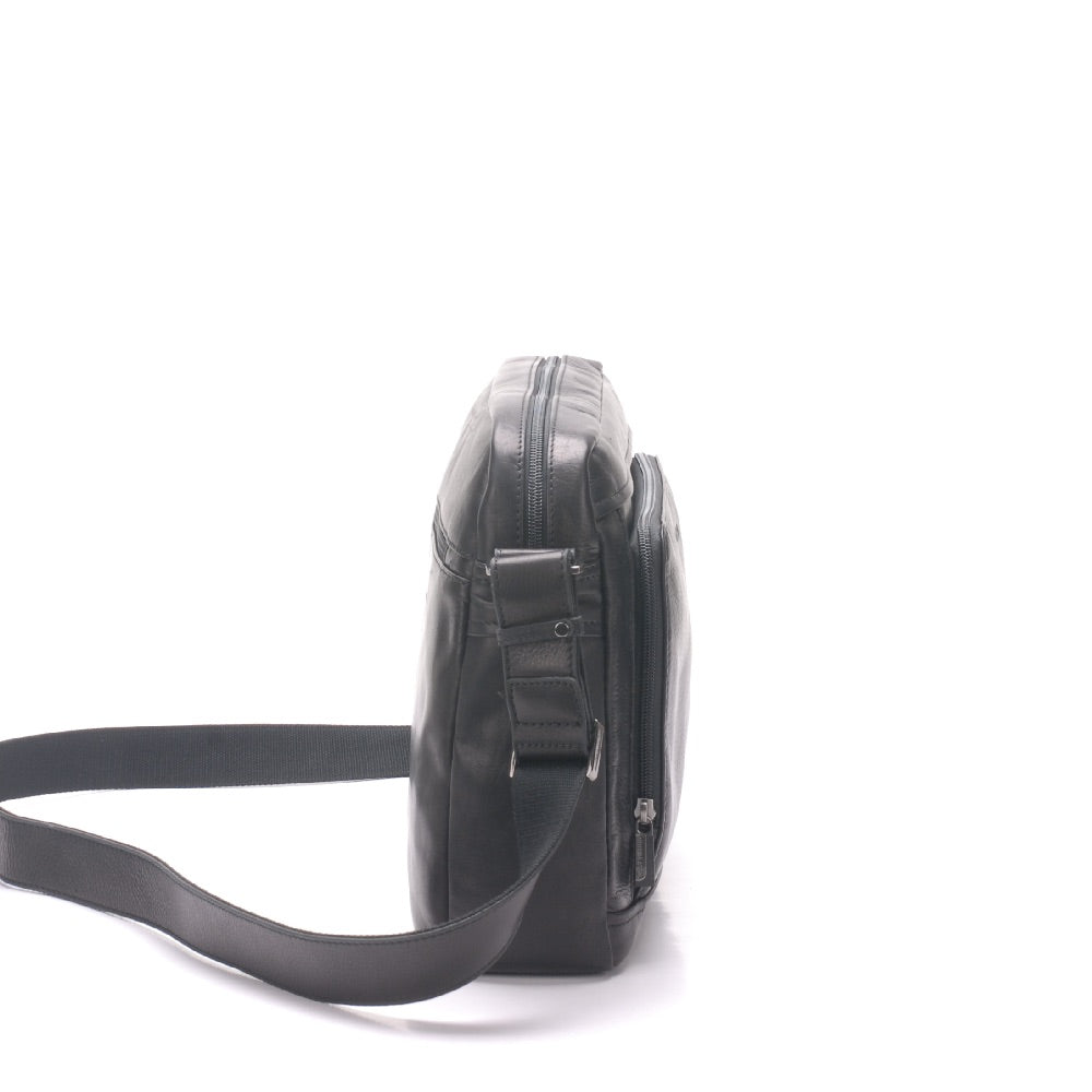 Large Pablo model satchel in dipped leather