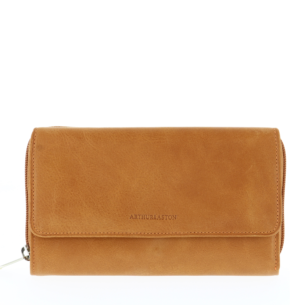 Oiled Leather Flap Checkbook Holder Companion
