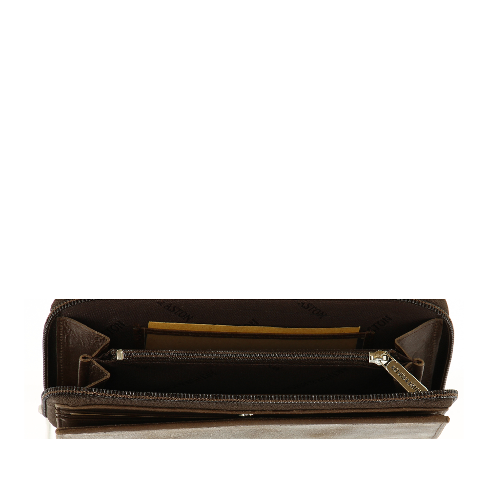 Oiled Leather Flap Checkbook Holder Companion