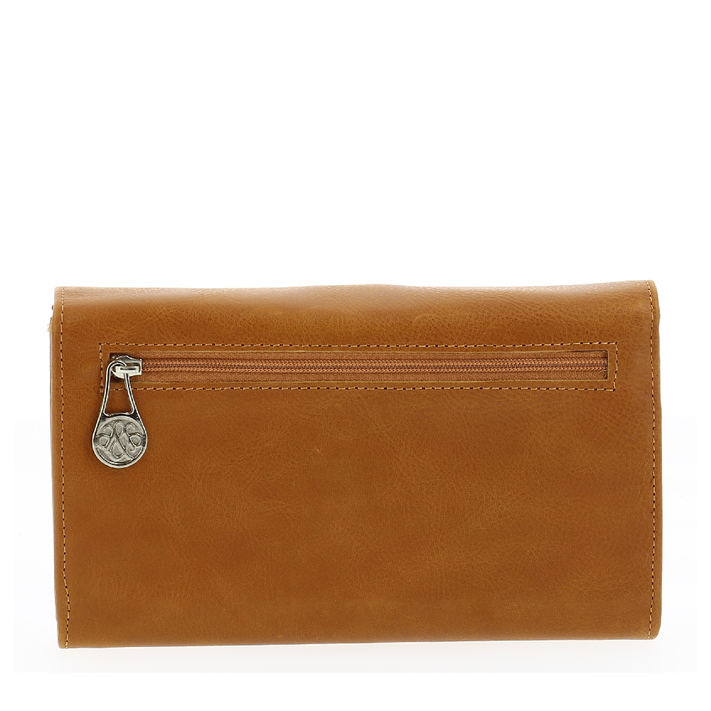 Oiled cowhide leather flap companion
