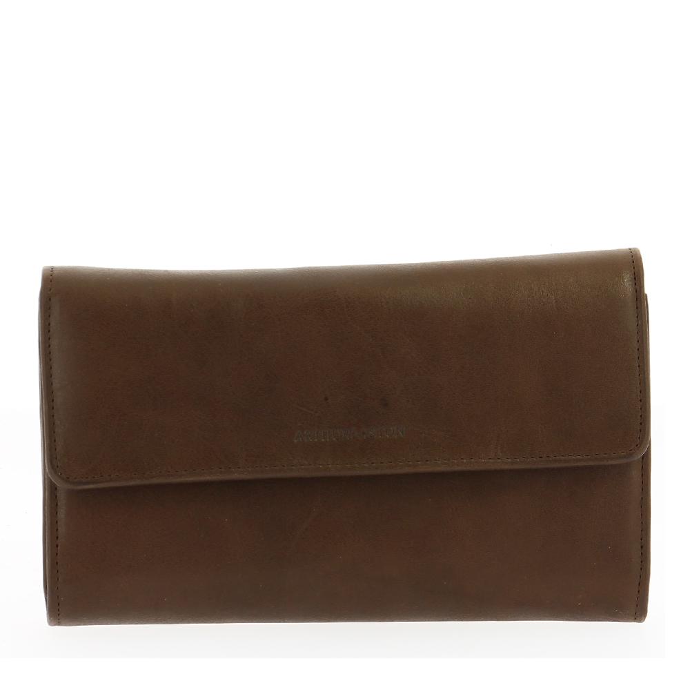 Oiled cowhide leather flap companion