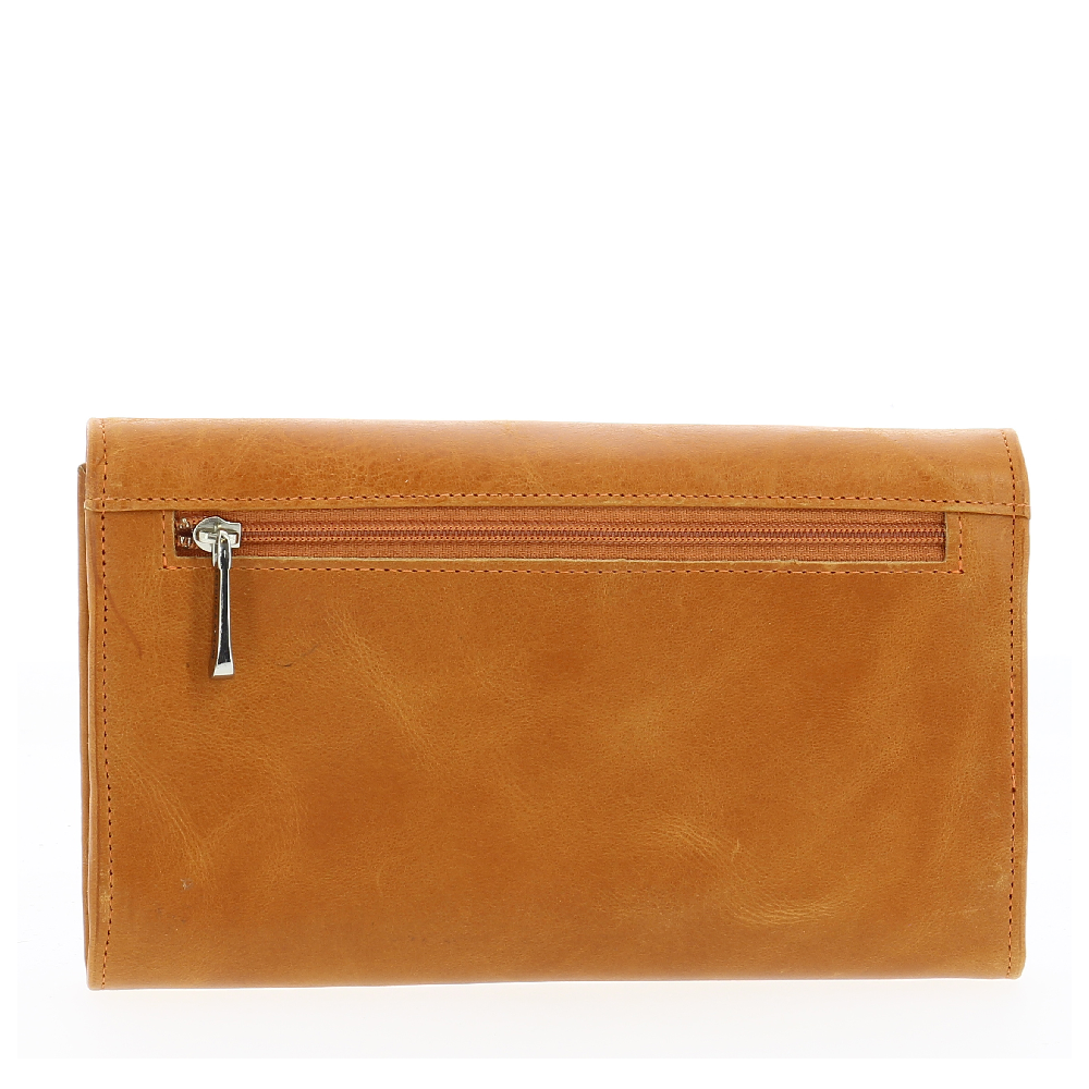 Oiled cowhide leather flap companion