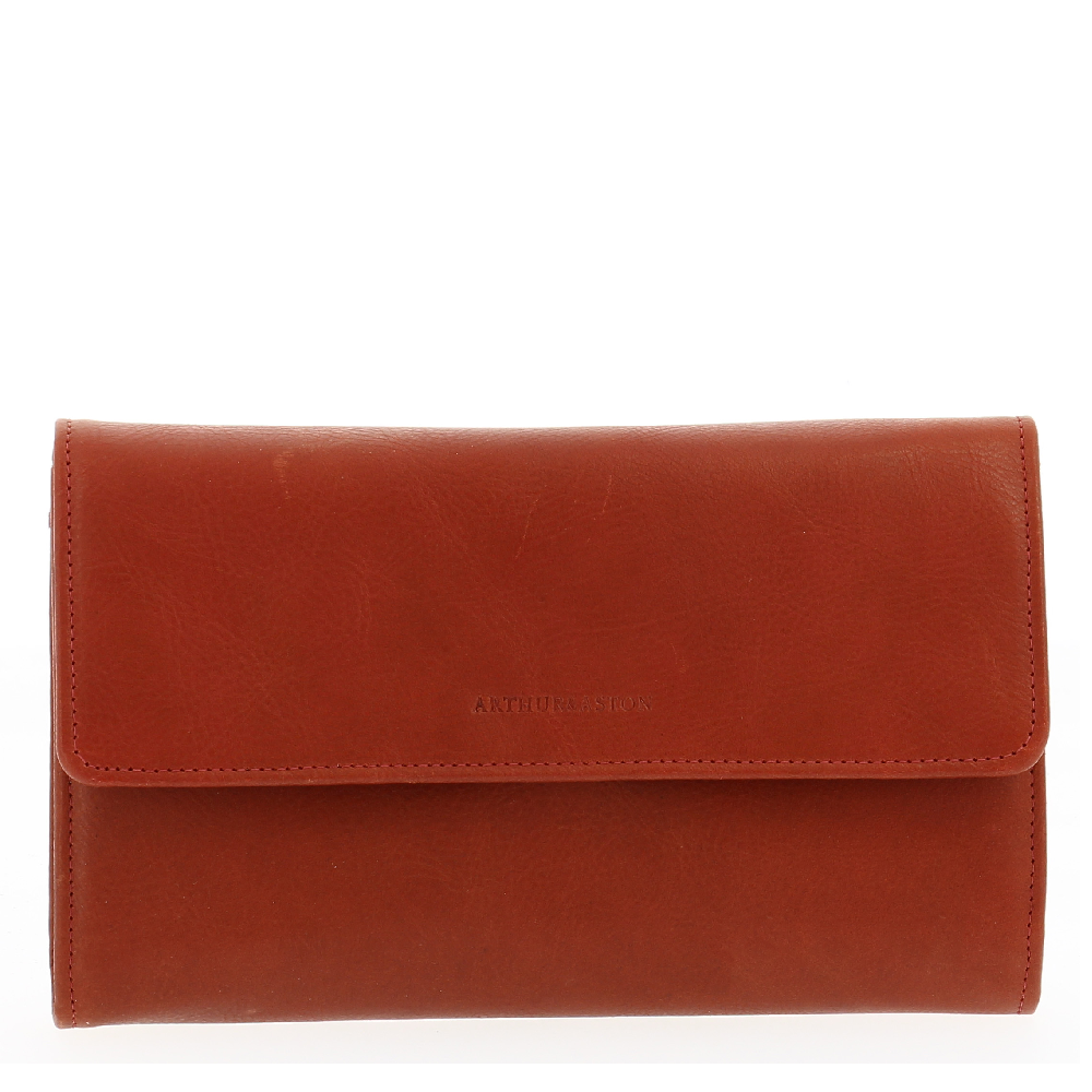 Oiled cowhide leather flap companion