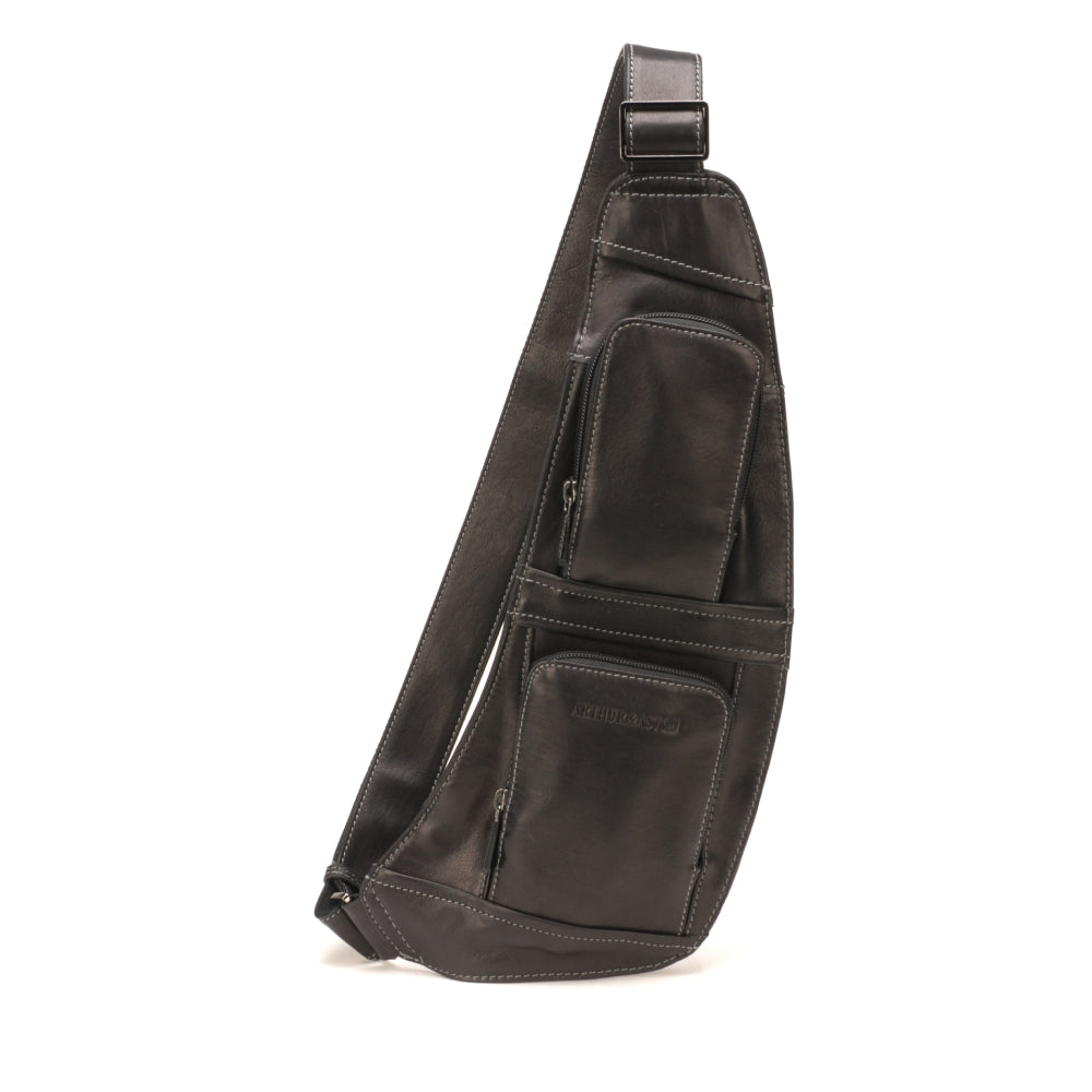 Pablo dipped leather body bag