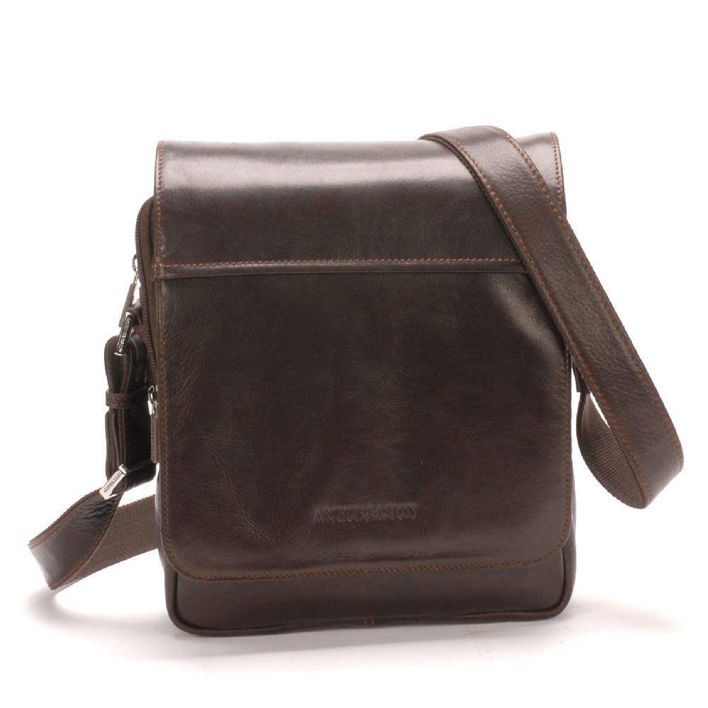 Sac travers à rabat Pablo cuir plongé