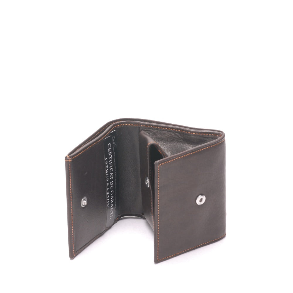 Porte-monnaie et cartes Pablo cuir plongé