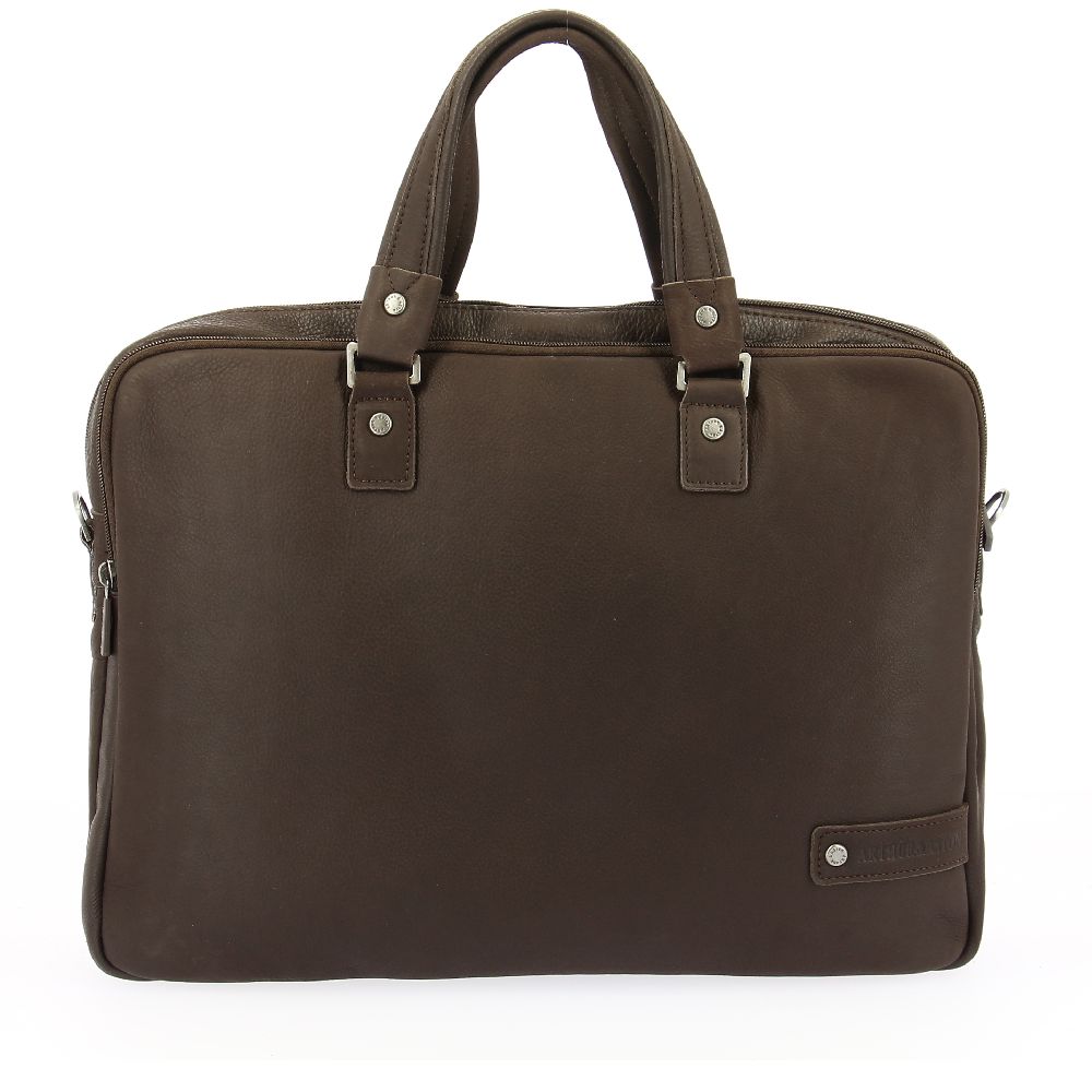 Oscar leather 3-gusset briefcase