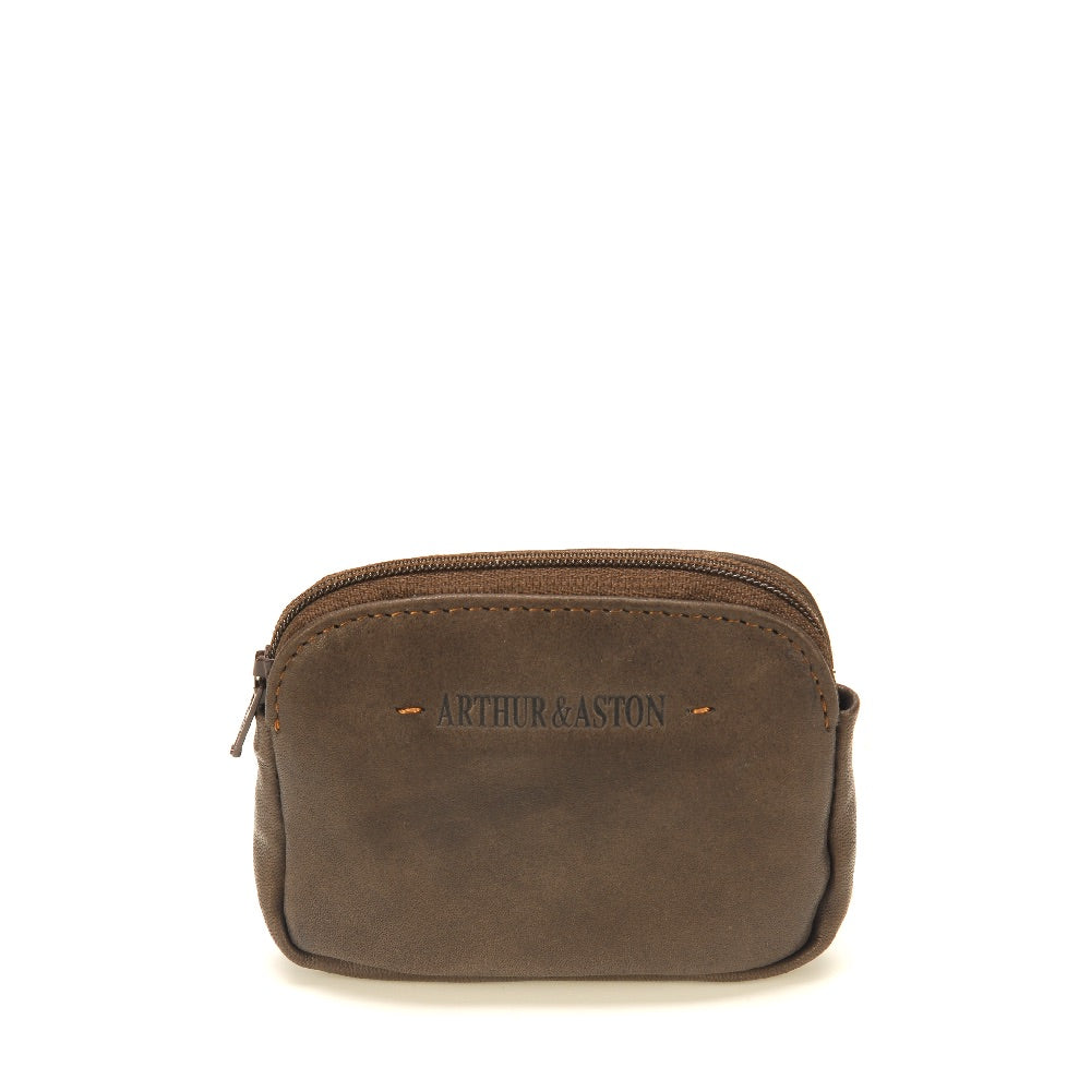 Porte-monnaie zippé cuir Johany