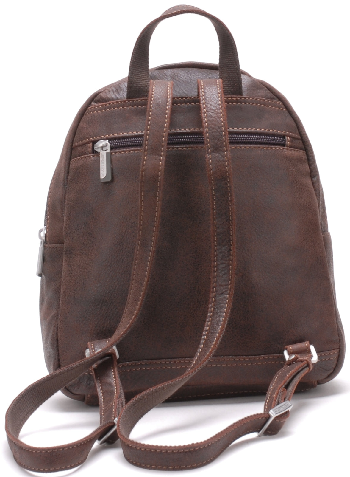 Small Cristiano cowhide leather backpack