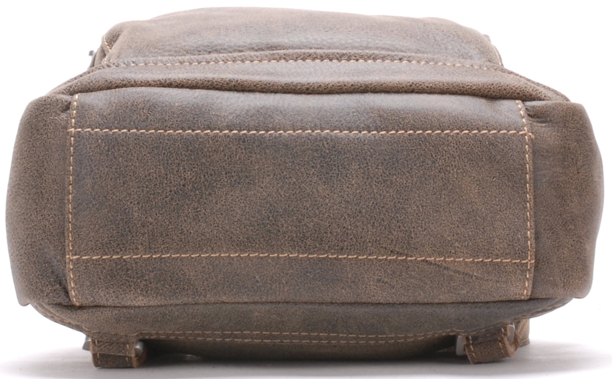 Small Cristiano cowhide leather backpack