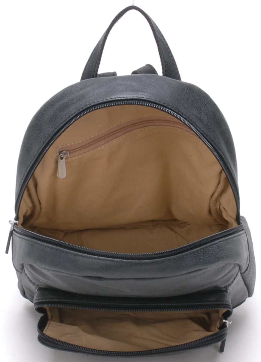 Small Cristiano cowhide leather backpack