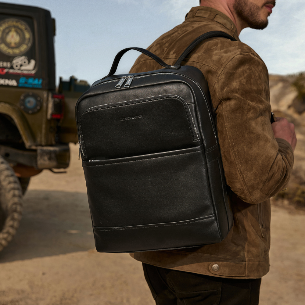 Sac à dos Walter croûte de cuir