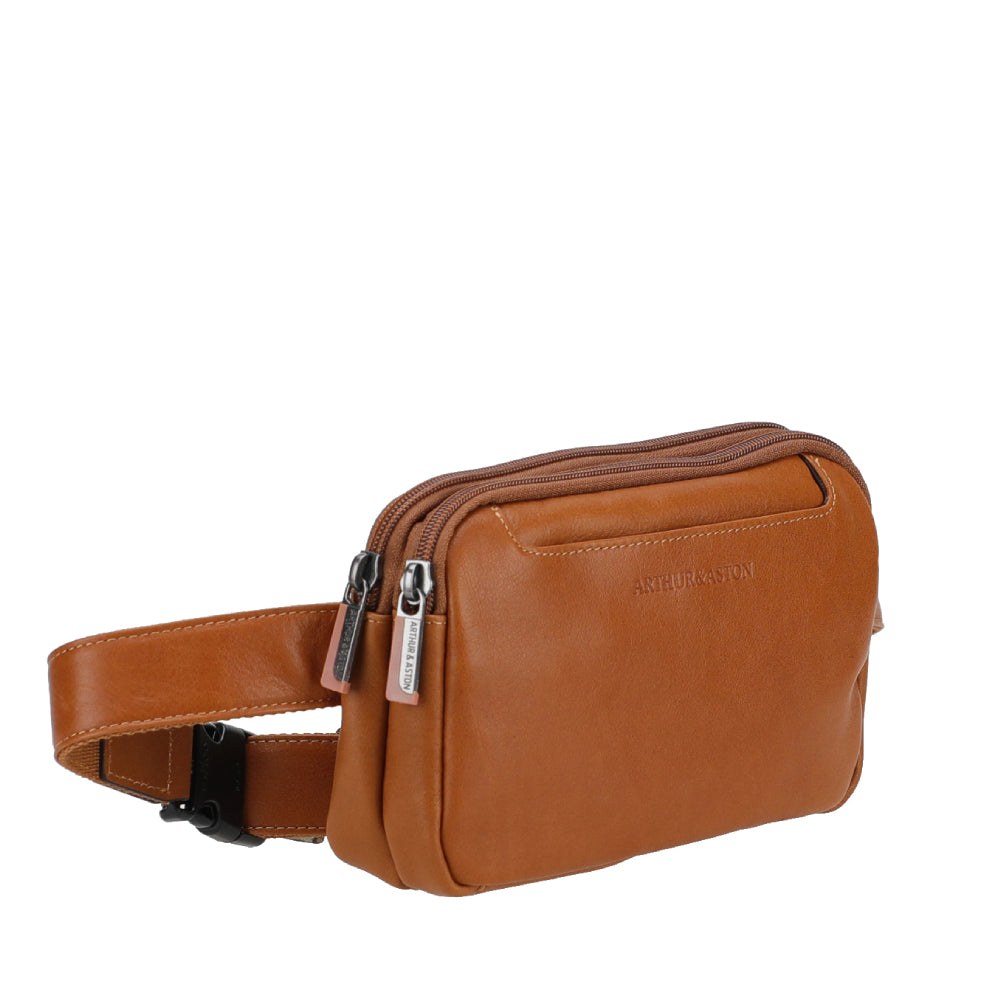 Leon leather belt pouch