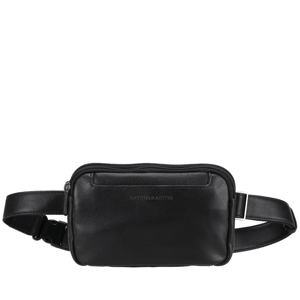 Leon leather belt pouch