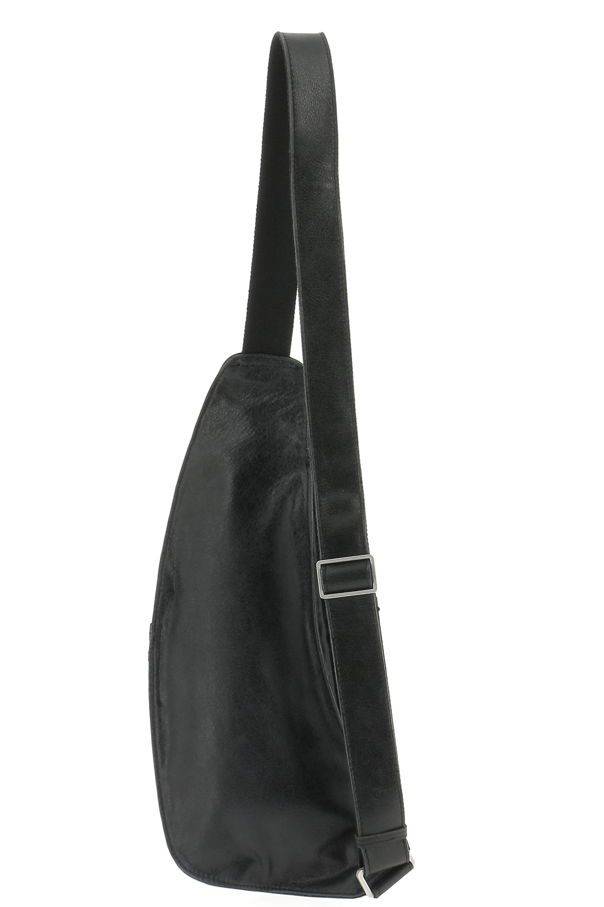Cristiano body bag in destroyed leather