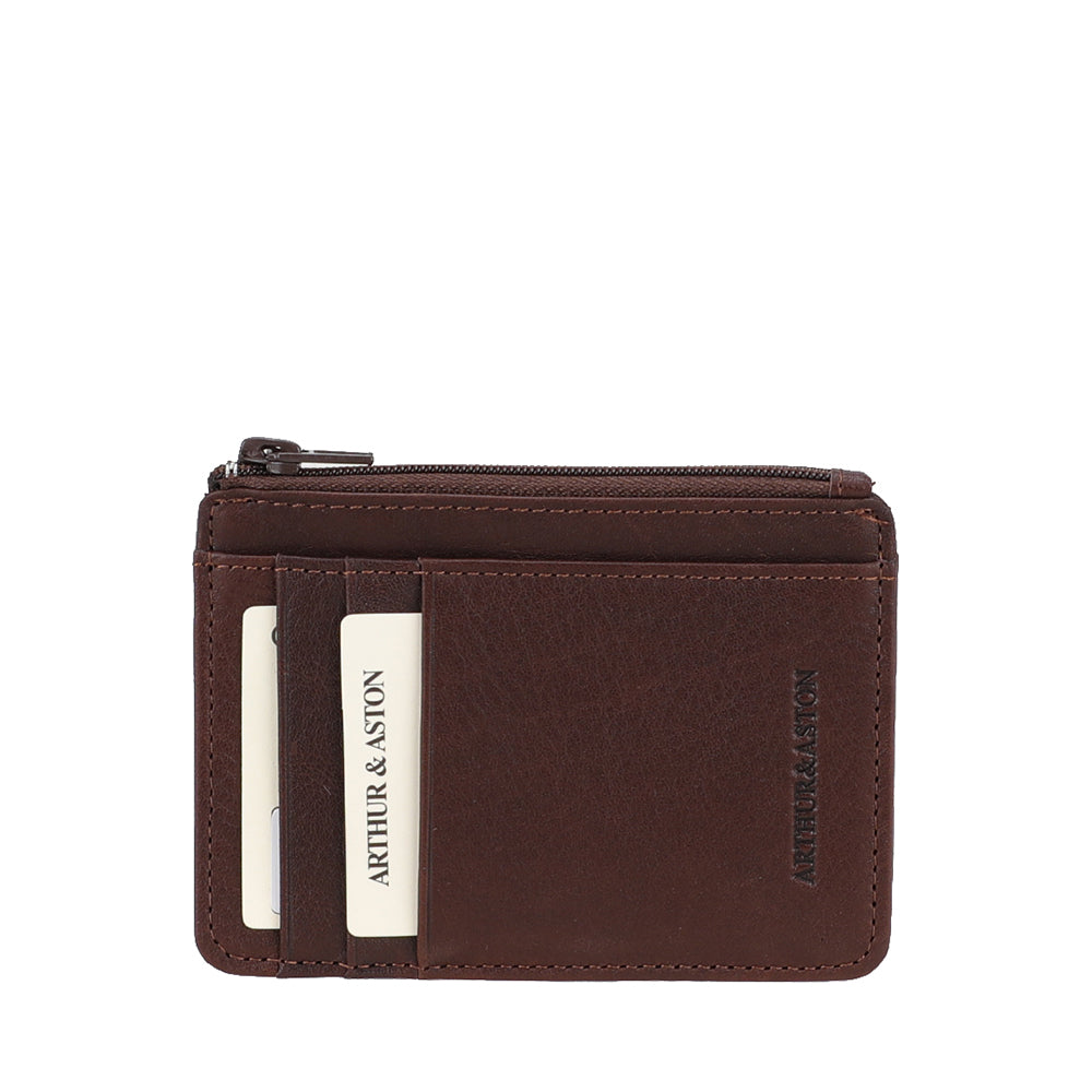 Small Leather Angel Card and Coin Holder