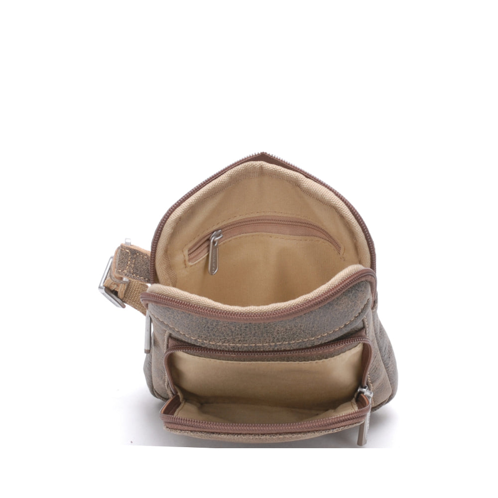 Sacoche holster Cristiano cuir destroy