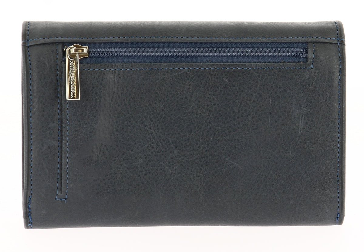 Oiled leather wallet