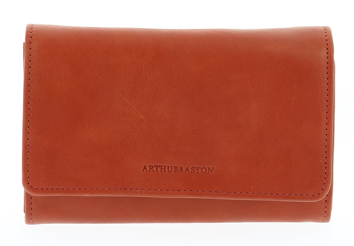 Oiled leather wallet
