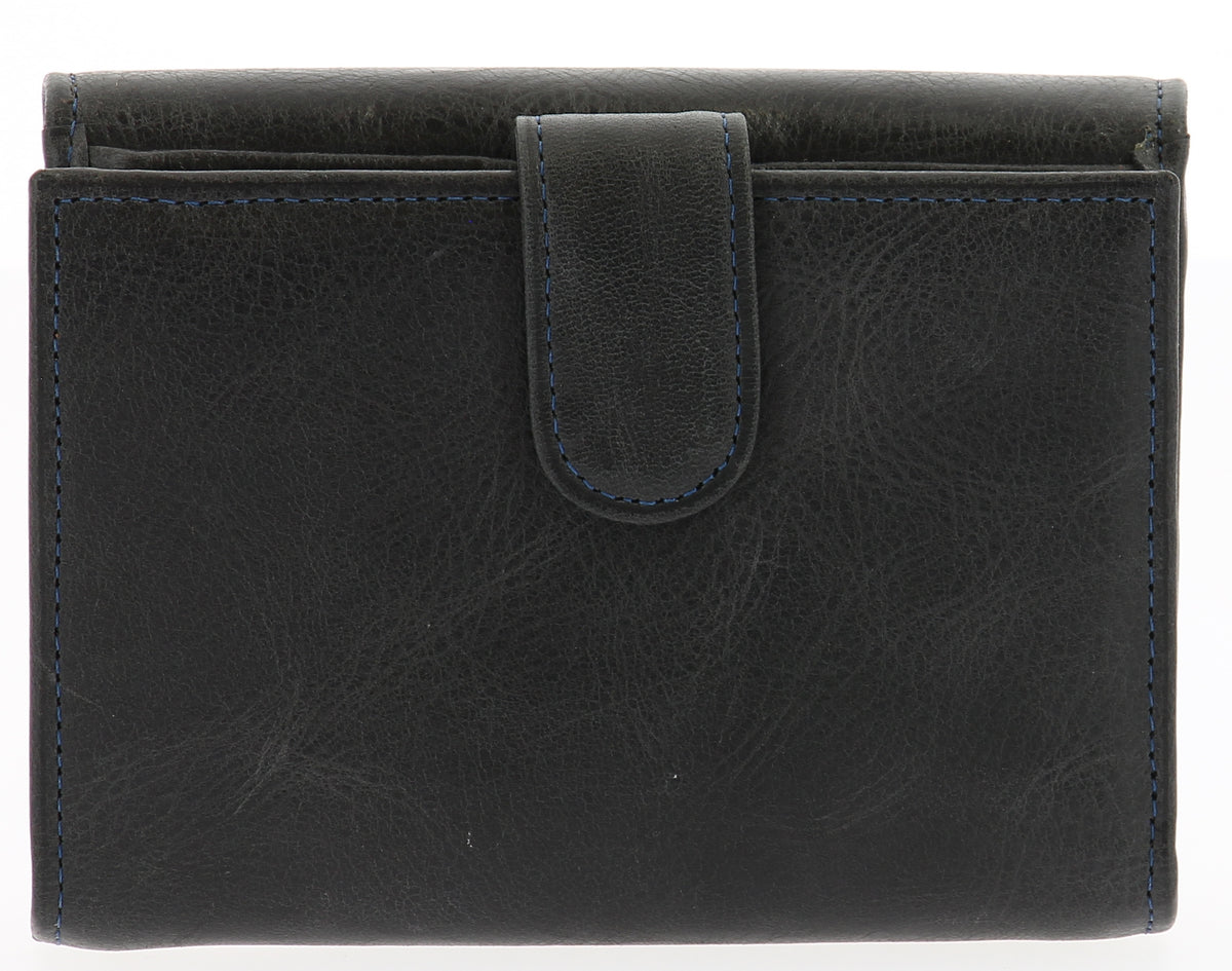 Leather Back to Back Wallet