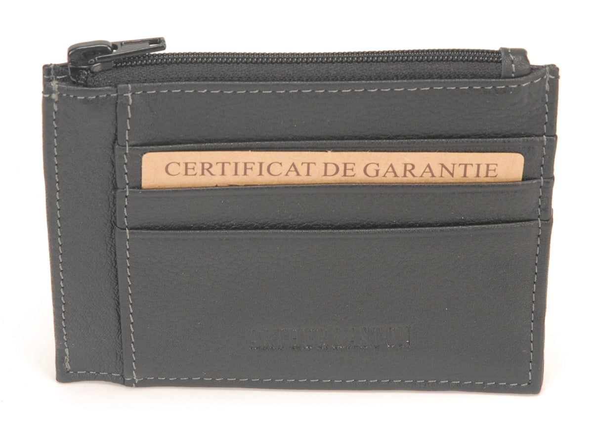 Dorian leather wallet and card