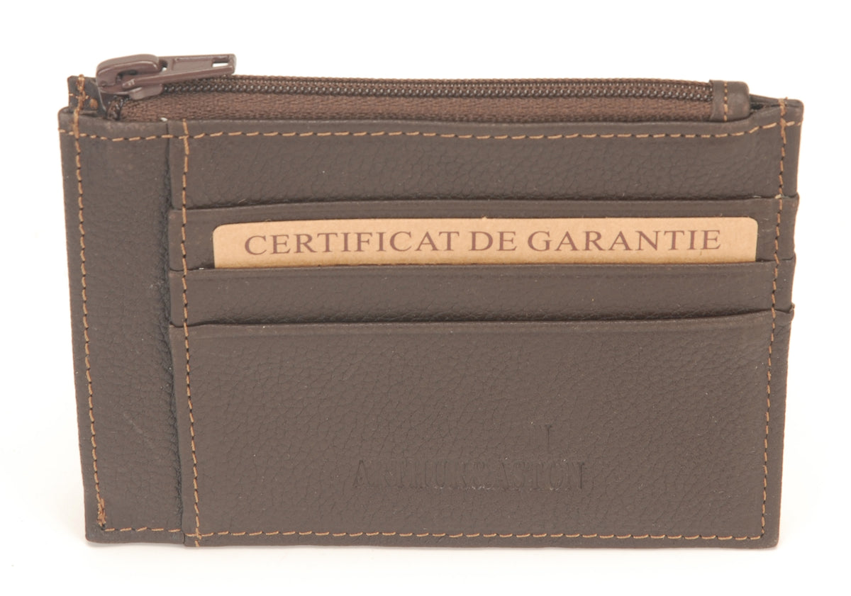 Dorian leather wallet and card