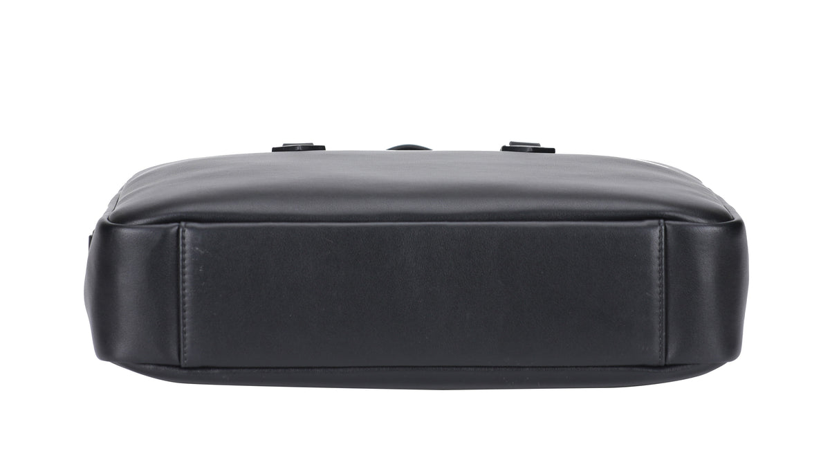 Walter split leather briefcase