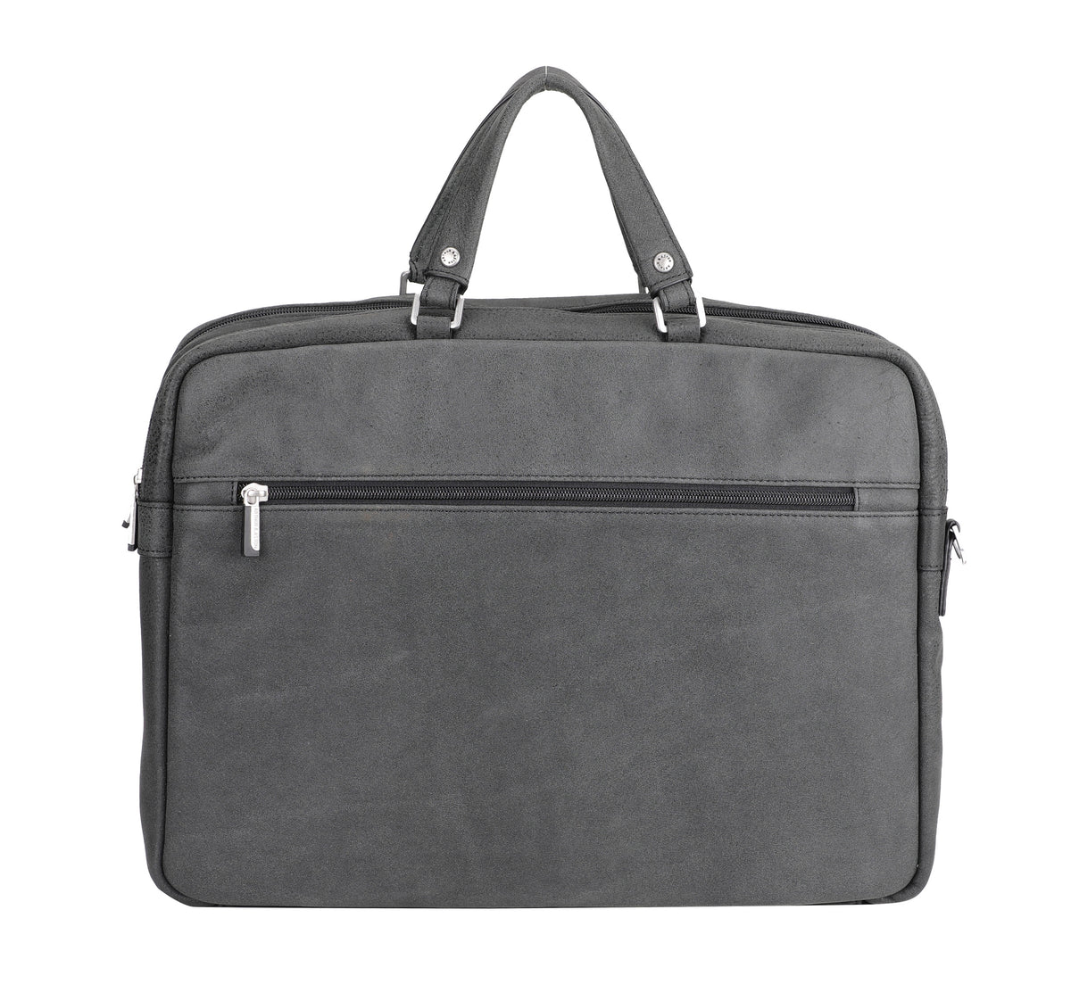 Cristiano 2-gusset document holder in destroyed leather