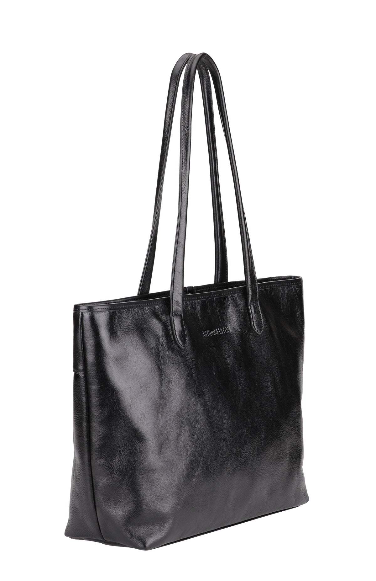 Large Edith leather shopping bag