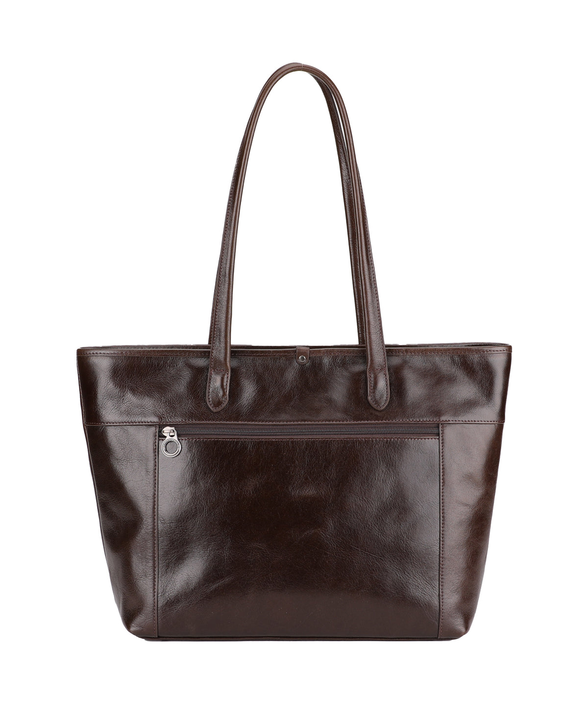 Large Edith leather shopping bag