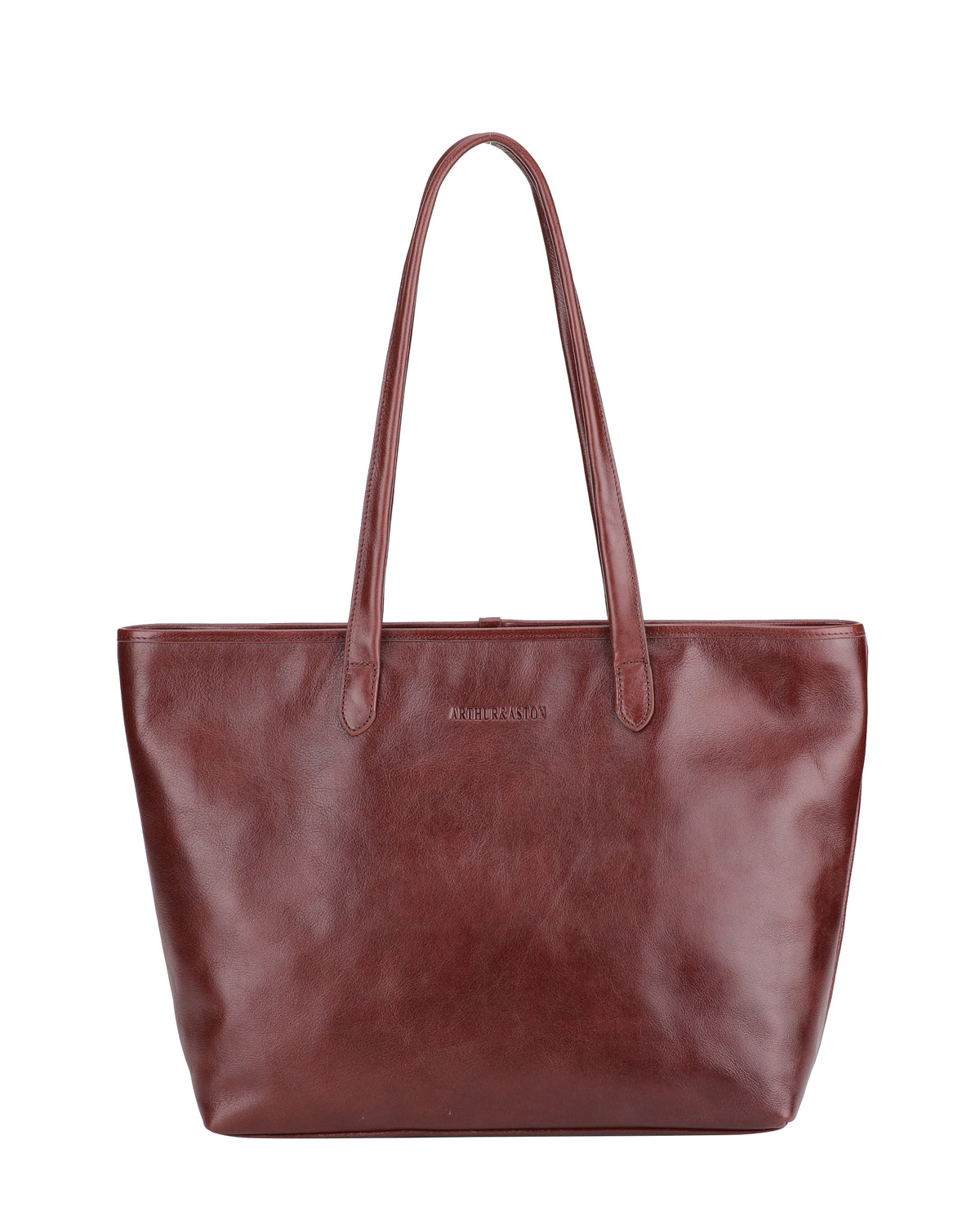Large Edith leather shopping bag