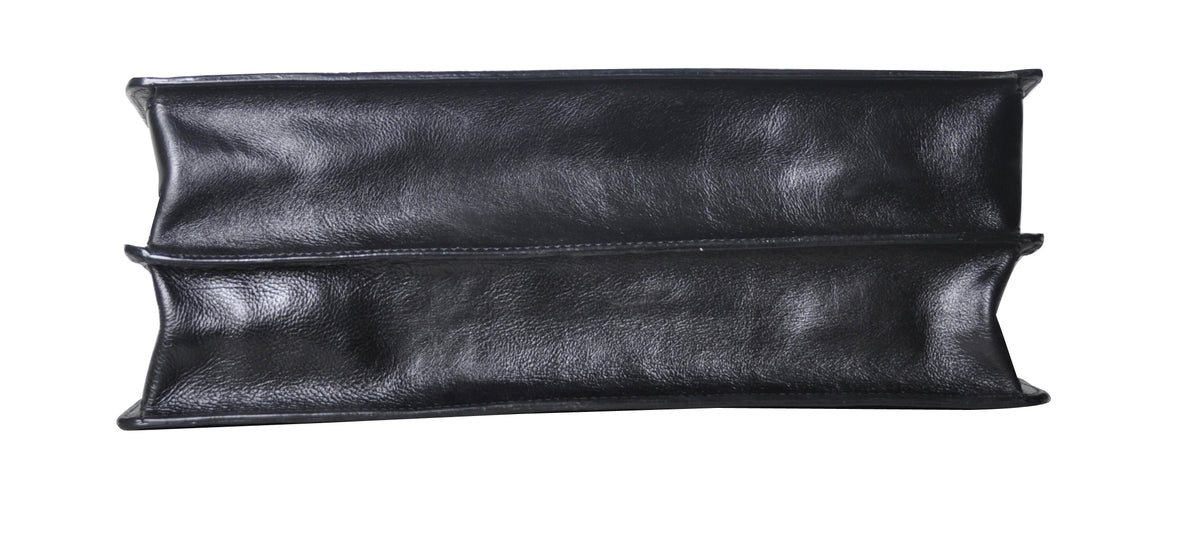 Serviette 2 soufflets Georges cuir vachette