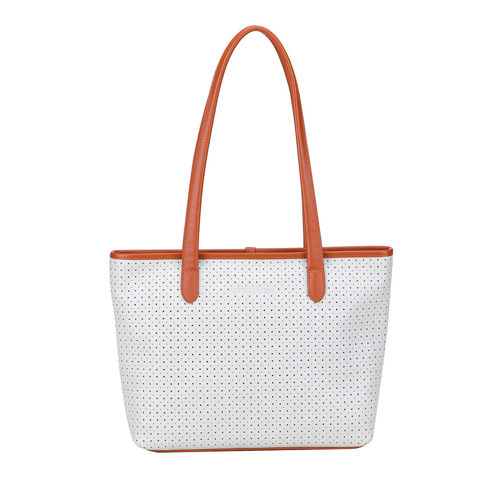Moyen sac shopping Edith en cuir
