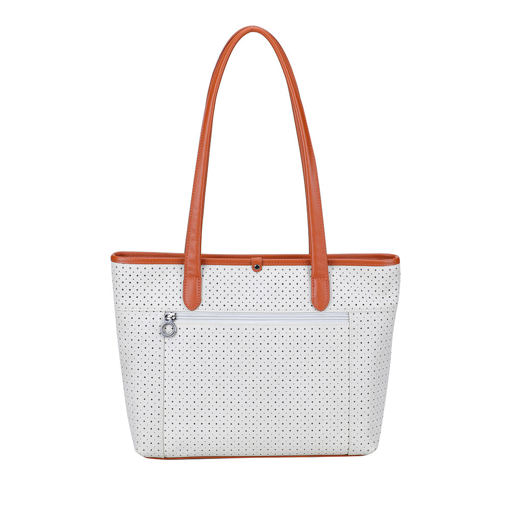 Moyen sac shopping Edith en cuir