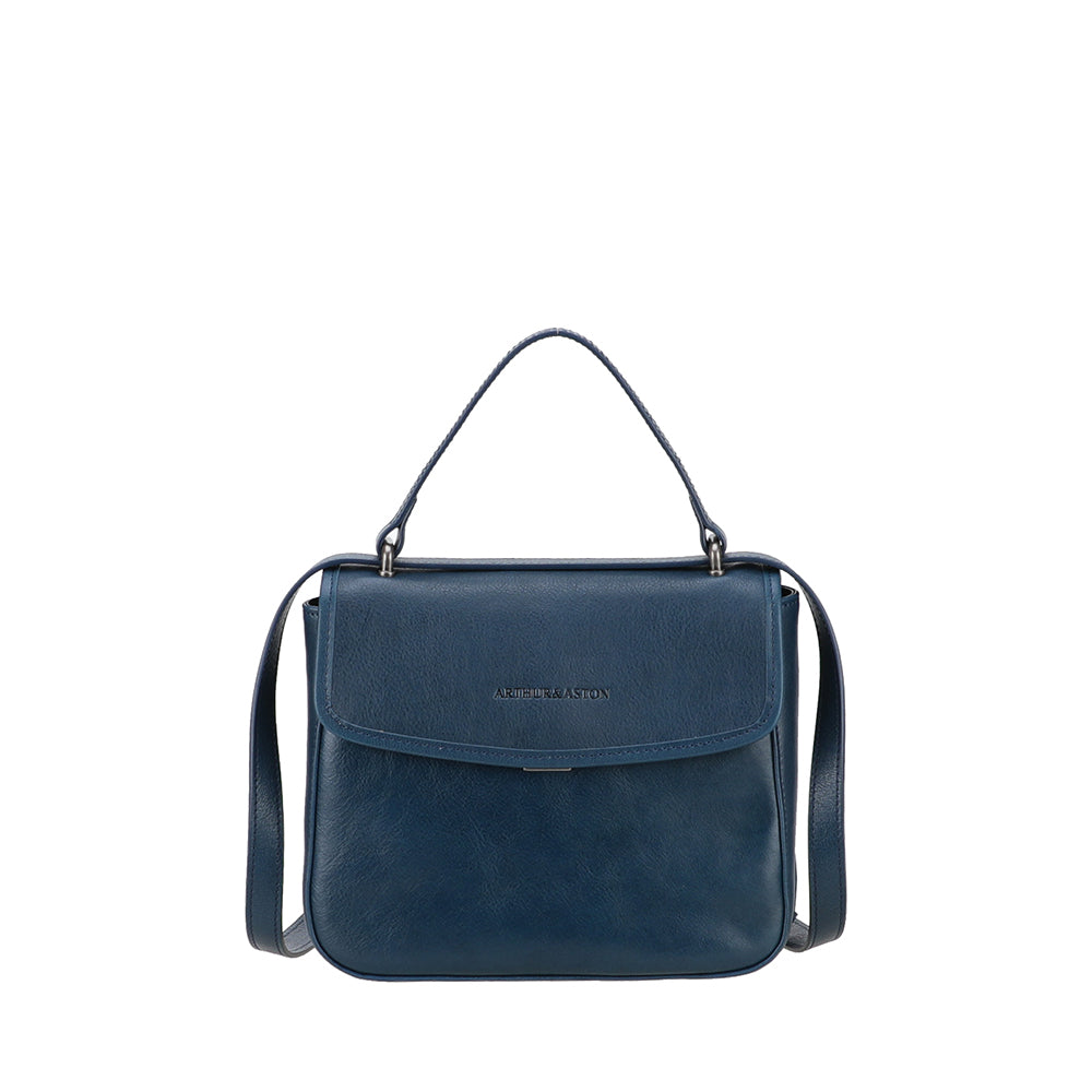 Edith leather flap handbag