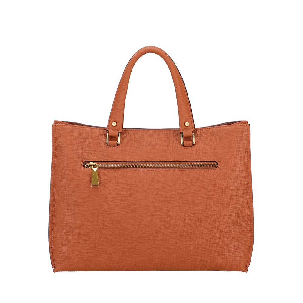 Grand sac porté main Nora en cuir