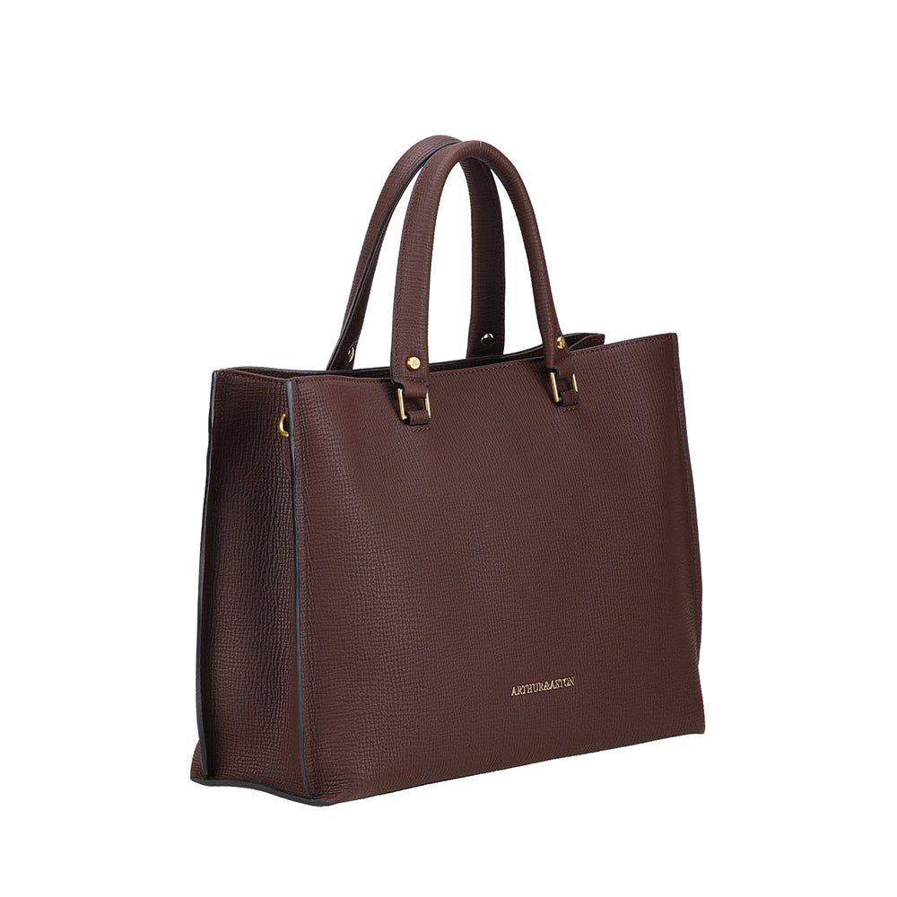 Grand sac porté main Nora en cuir