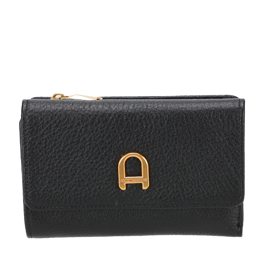 Camille compact leather wallet