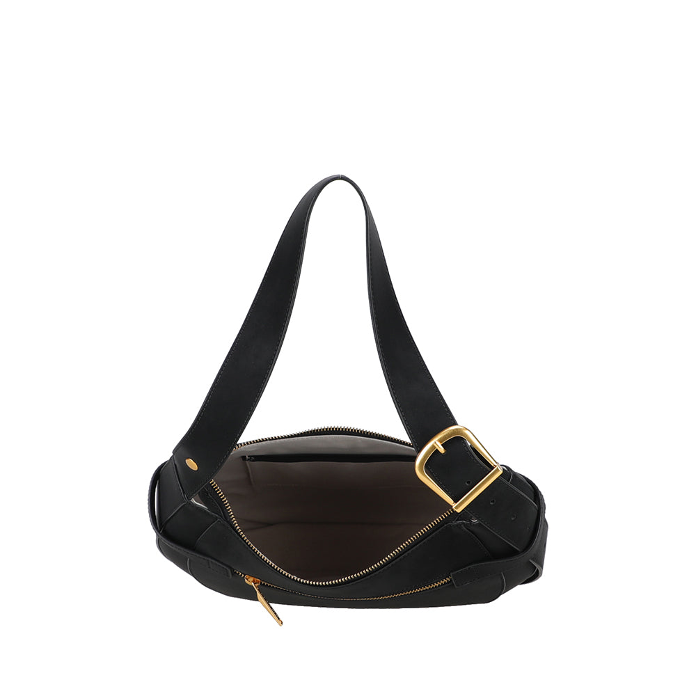 Sac épaule croûte de cuir Madelena