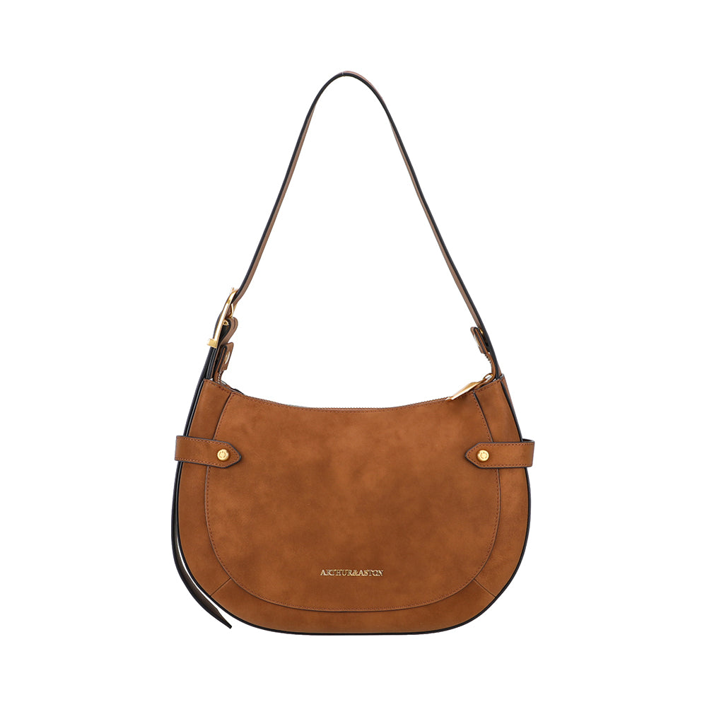 Sac épaule croûte de cuir Madelena