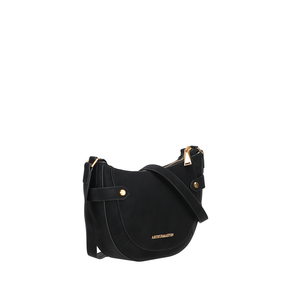 Sac bandoulière croûte de cuir Madelena