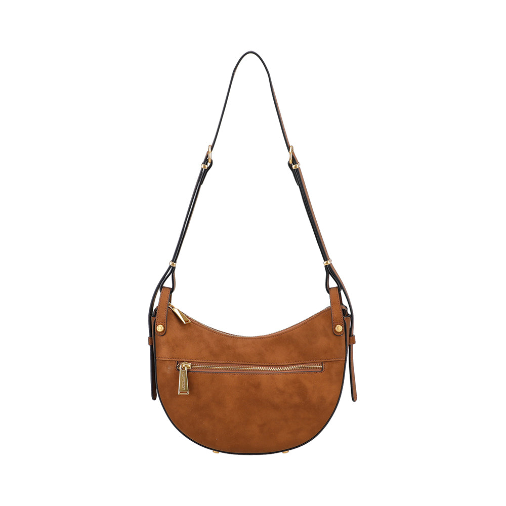 Sac épaule bandoulière croûte de cuir Madelena