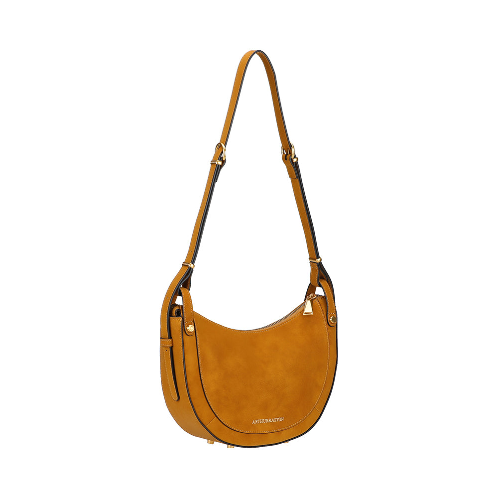Sac épaule bandoulière croûte de cuir Madelena
