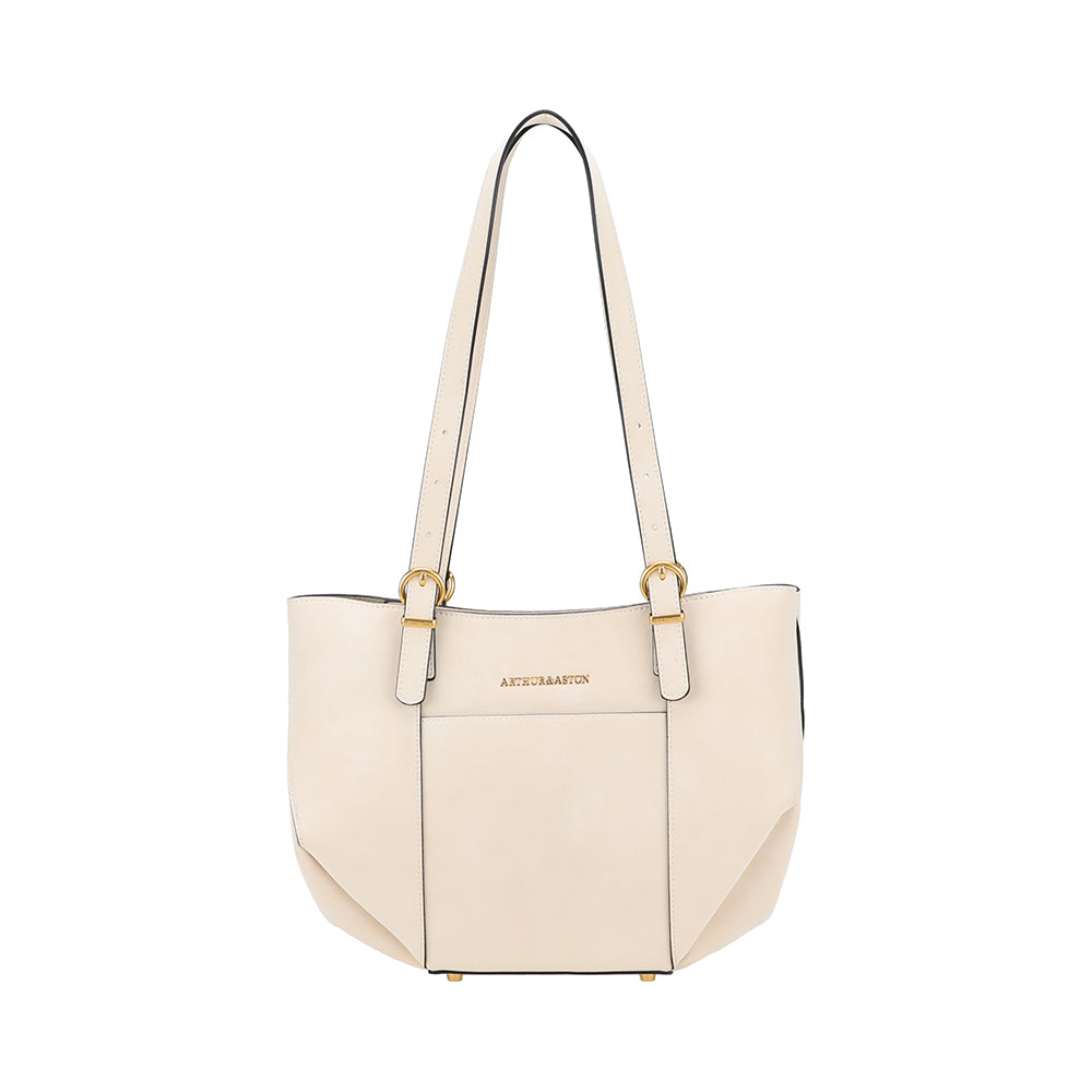 Sac cabas M croûte de cuir Madelena