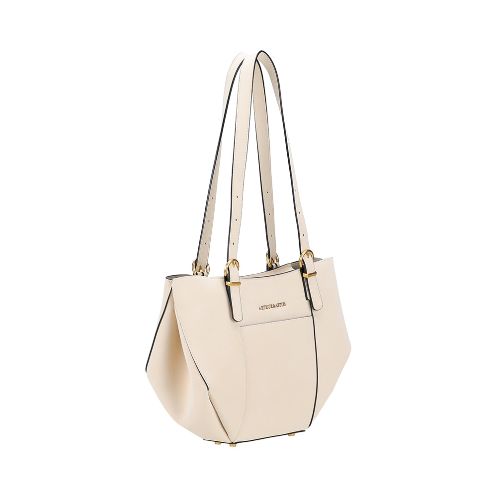 Sac cabas M croûte de cuir Madelena