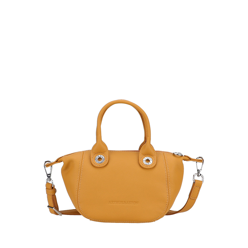 Mini sac cabas Louisa en cuir