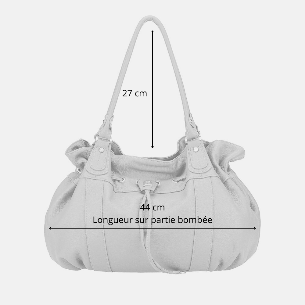 Sac épaule XL Camille cuir