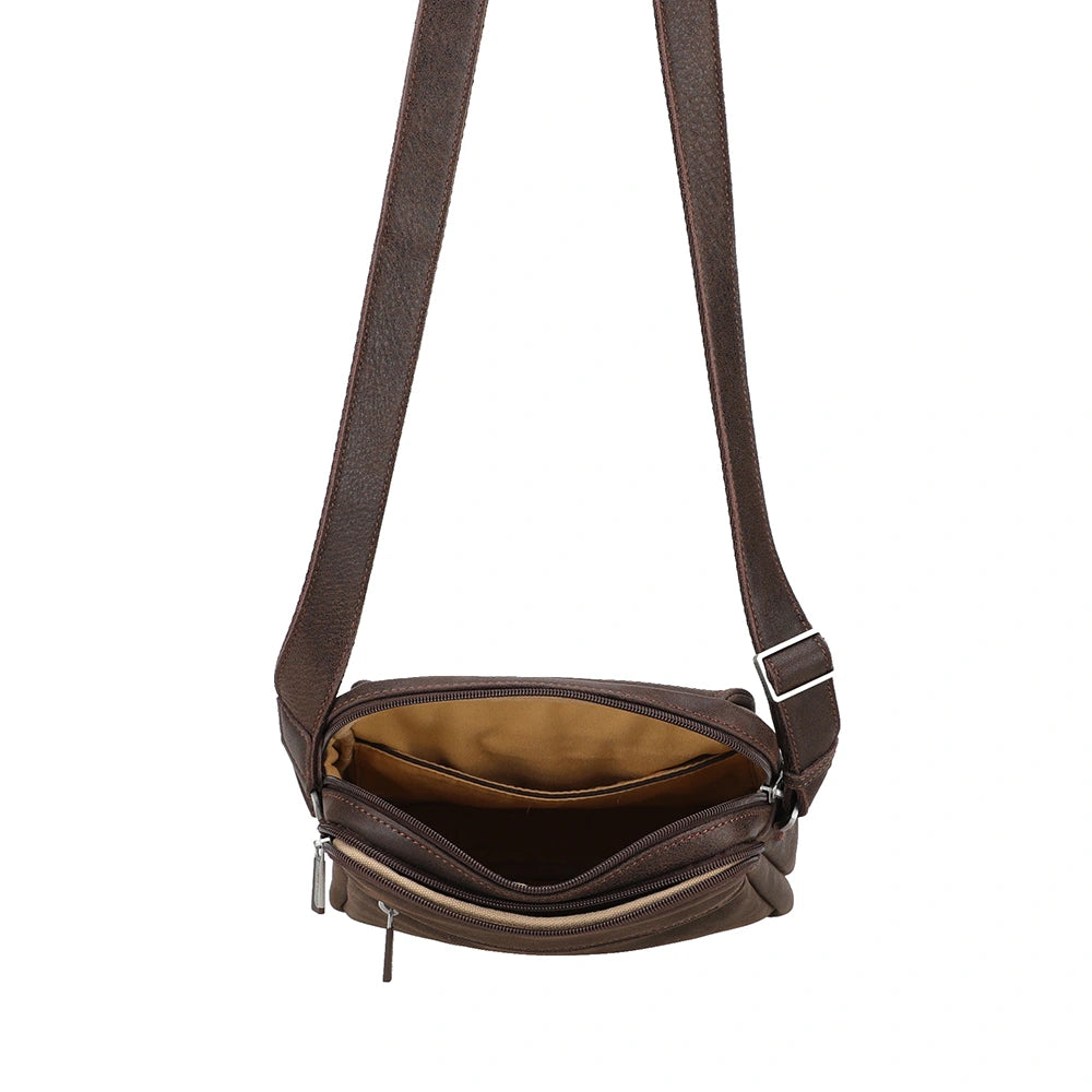 Sac travers XL Owen Cuir