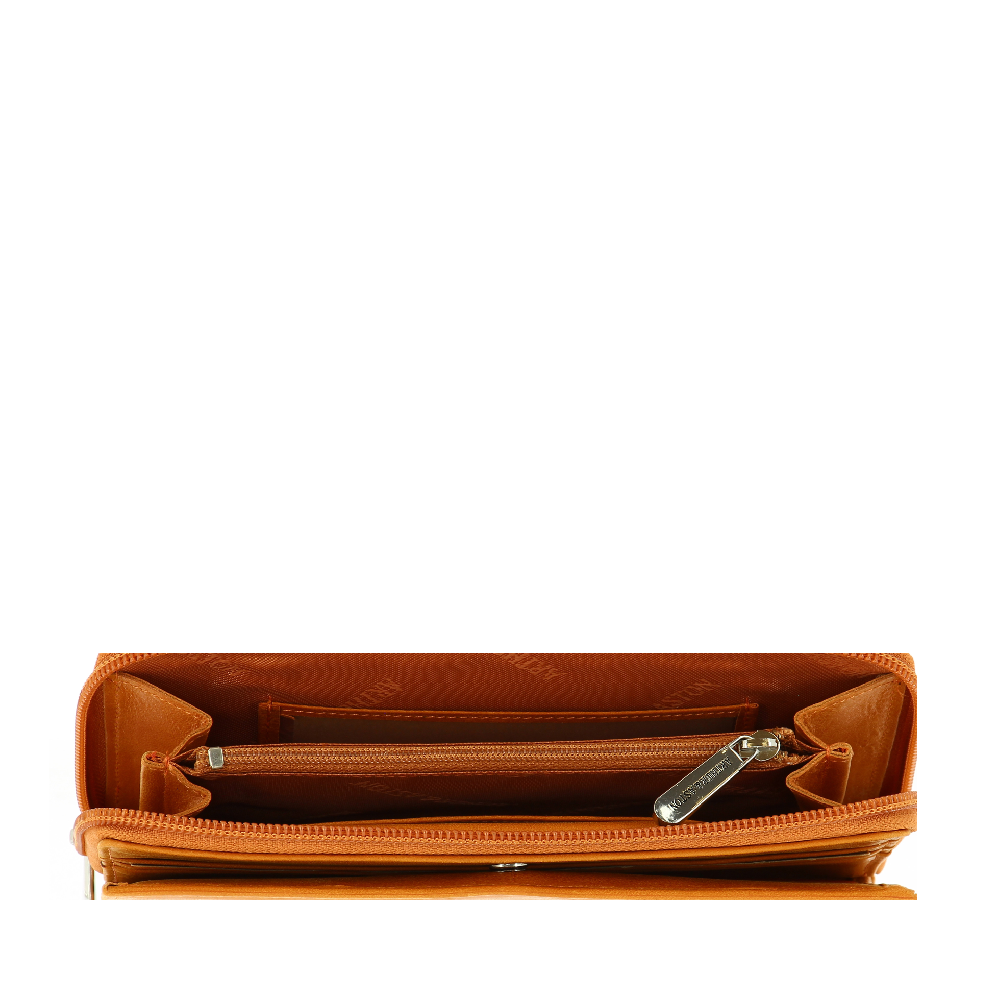 Oiled Leather Flap Checkbook Holder Companion