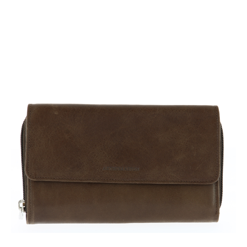 Oiled Leather Flap Checkbook Holder Companion